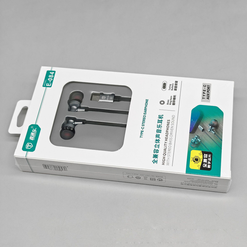Căști cu fir Type-C, durabile, compatibile cu iPhone 16 și Huawei, plug-and-play, sunet clar