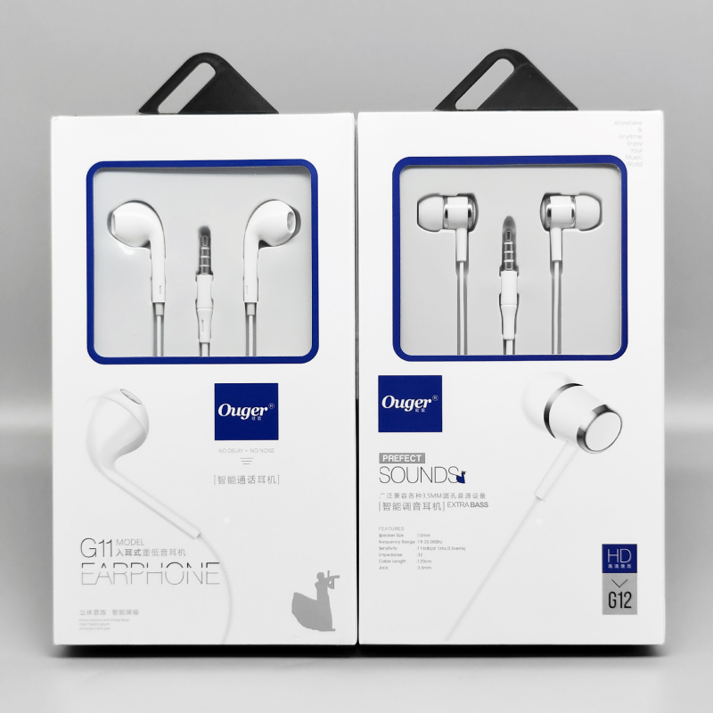 Căști cu bas puternic, cu fir, in-ear, pentru smartphone-uri Huawei, Xiaomi, Oppo, Apple și Vivo.