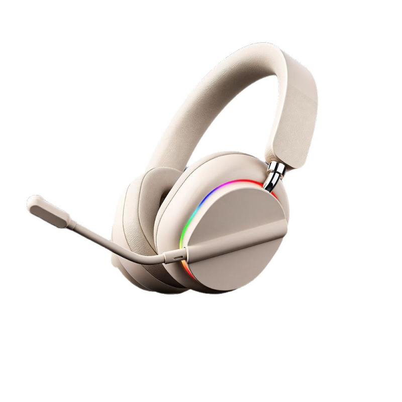 Delta headset de gaming wireless, fără întârziere, Bluetooth și 2,4 GHz, compatibil cu telefoane și PC, over-ear, esports