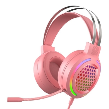 Căști de gaming USB RGB cu microfon, sunet surround 7.1, cablate