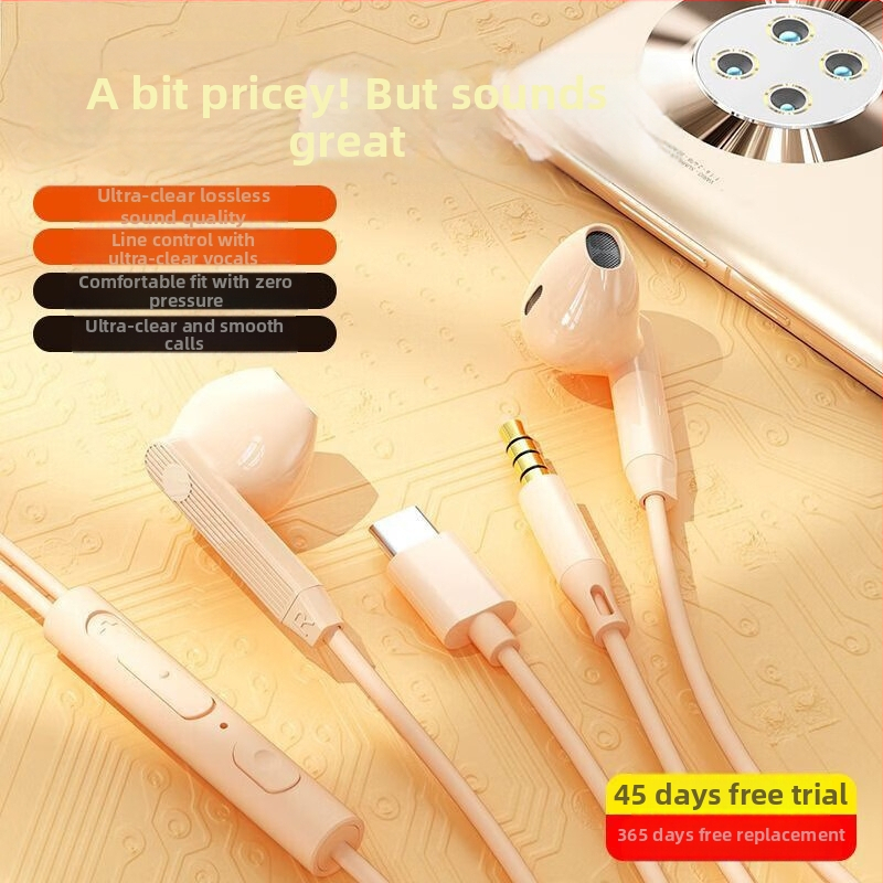 K3 căști cu fir, in-ear, cu anulare a zgomotului, confortabile pentru convorbiri și jocuri