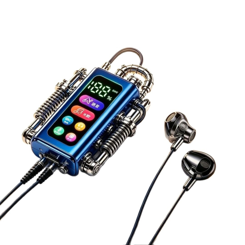 2026 Căști Bluetooth clip-on, în-ear, anulare zgomot, pentru sport și karaoke, slot pentru card, stereo dual