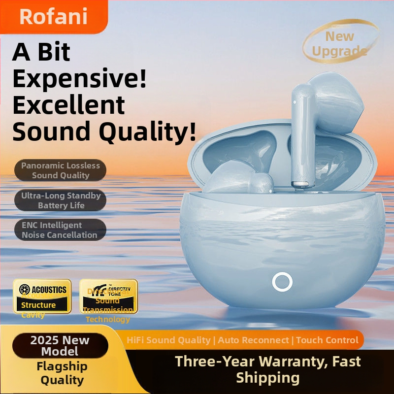 Căști wireless in-ear J08PRO, model 2025, Bluetooth 5.4, înaltă calitate
