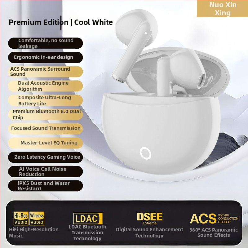 Căști wireless in-ear J08PRO, model 2025, Bluetooth 5.4, înaltă calitate