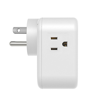 Priză de perete standard SUA, 3 prize, prelungitor multiplu, 5V 2.1A, compact, ETL certificat