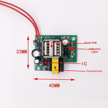 Circuit de încărcare USB pentru prize de perete
