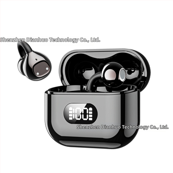 Căști Bluetooth X62 cu clips dublu pentru urechi, FreeClip2, sunet HD și afișaj nivel baterie