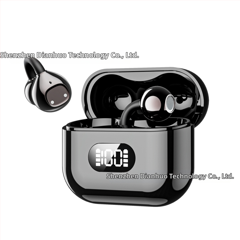 Căști Bluetooth X62 cu clips dublu pentru urechi, FreeClip2, sunet HD și afișaj nivel baterie