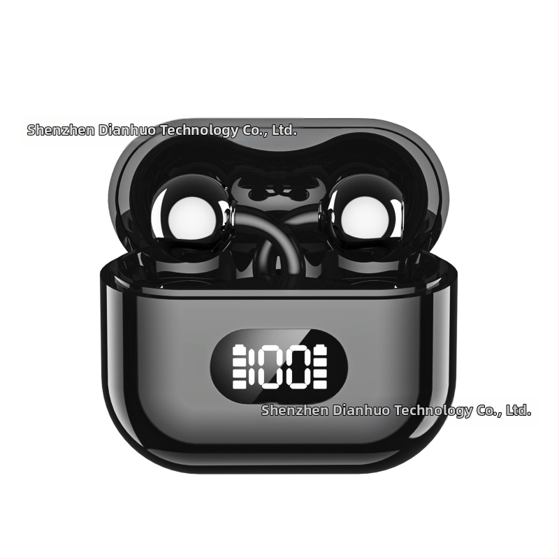 Căști Bluetooth X62 cu clips dublu pentru urechi, FreeClip2, sunet HD și afișaj nivel baterie