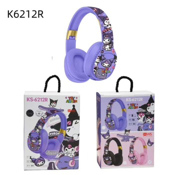 KS6212 Căști Bluetooth fără fir pentru copii, stil desen animat, sunet stereo