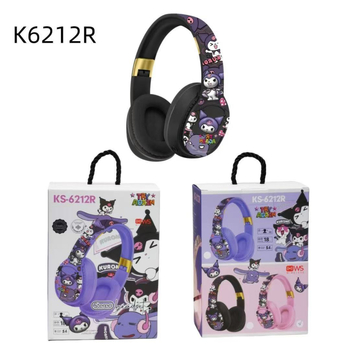 KS6212 Căști Bluetooth fără fir pentru copii, stil desen animat, sunet stereo