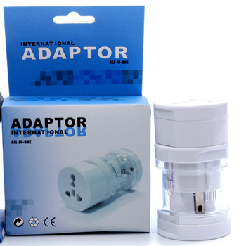 Adaptor de priză pentru călătorii cu prize pentru SUA, Franța, Germania, Australia, Noua Zeelandă și Singapore