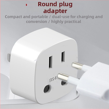 Adaptor priză EU către SUA, 2 pini rotunzi, convertor în stil european, compatibil cu standardele americane