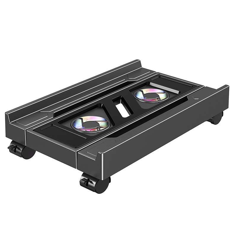 Suport mobil pentru carcasa PC desktop, bază sub birou pentru creșterea înălțimii, răcire și depozitare