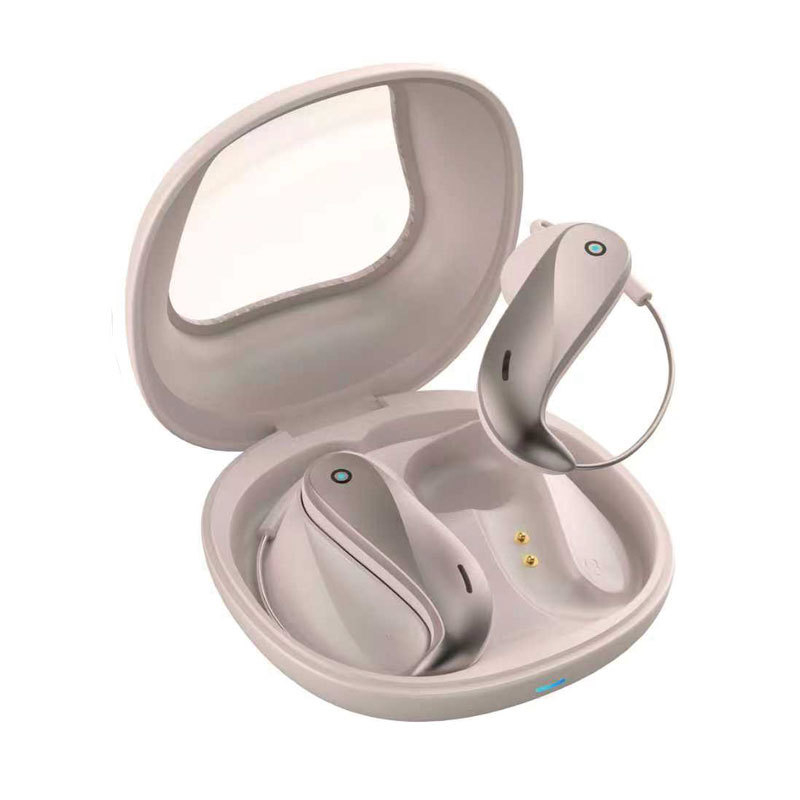 Căști Bluetooth TWS fără fir, cu anulare zgomot, design sport cu clips pentru urechi, pentru gaming