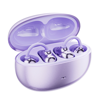 SK50 Cască Bluetooth cu clips, conducere osoasă, fără intrare în ureche, purtare fără durere, IPX5, Bluetooth 6.0, 4–8 ore baterie, stil sport, PC+ABS