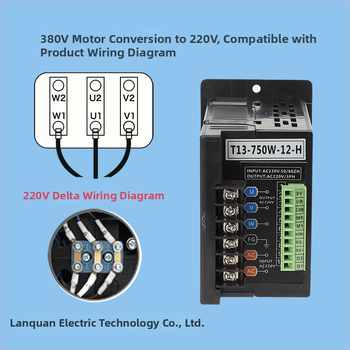 AC220 Convertor vectorial de frecvență pentru motor trifazat, control de viteză de precizie, model T13-750W-12-H
