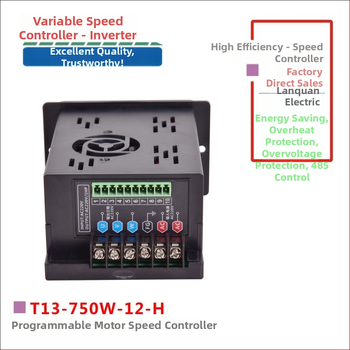 AC220 Convertor vectorial de frecvență pentru motor trifazat, control de viteză de precizie, model T13-750W-12-H