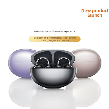 Căști clip-on Bluetooth FreeClp, fără fir, stereo, compatibile cu Huawei și Apple