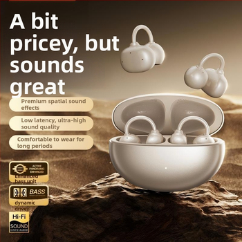 Căști clip-on Bluetooth FreeClp, fără fir, stereo, compatibile cu Huawei și Apple