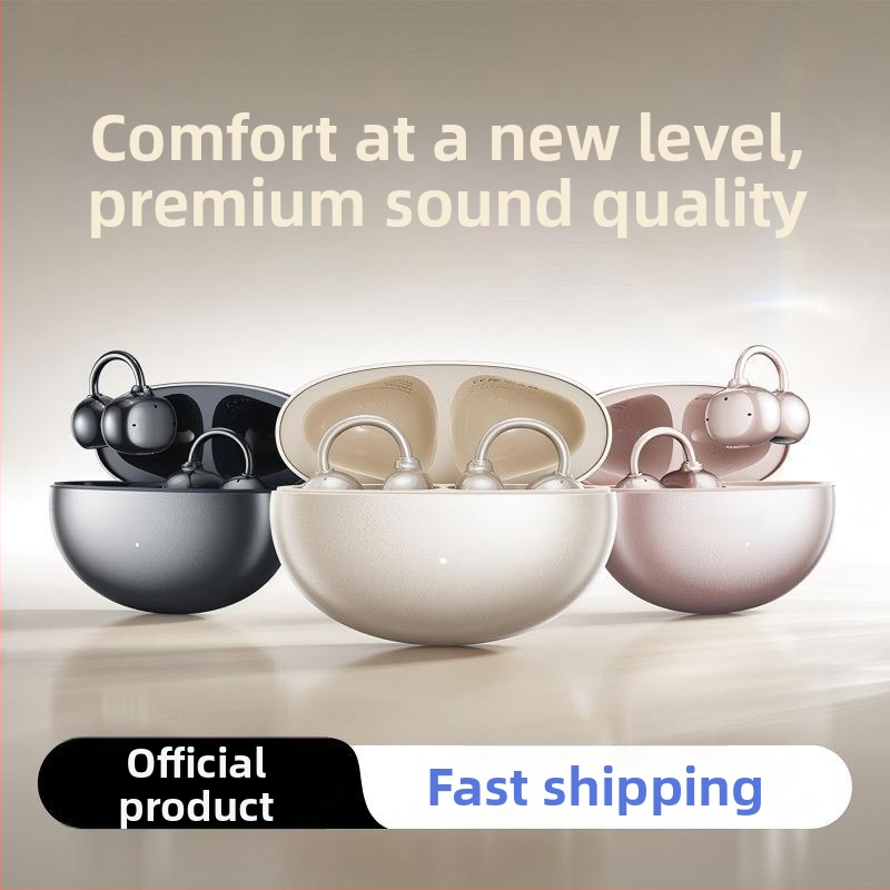 Bezdrôtové stereo slúchadlá Bluetooth s klipom v štýle FreeClp, kompatibilné s Huawei a Apple