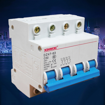 XINWDE întrerupător de circuit miniature DZ47-63A, certificat CCC