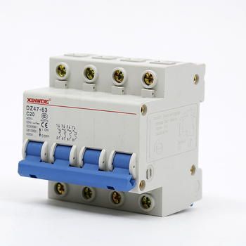 XINWDE întrerupător de circuit miniature DZ47-63A, certificat CCC