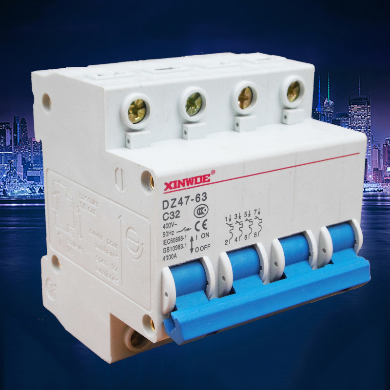 XINWDE întrerupător de circuit miniature DZ47-63A, certificat CCC