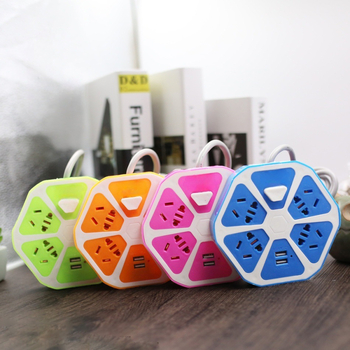 Priză USB inteligentă, prelungitor de călătorie compact pentru cămine, încărcare telefon, echivalent Bull-brand