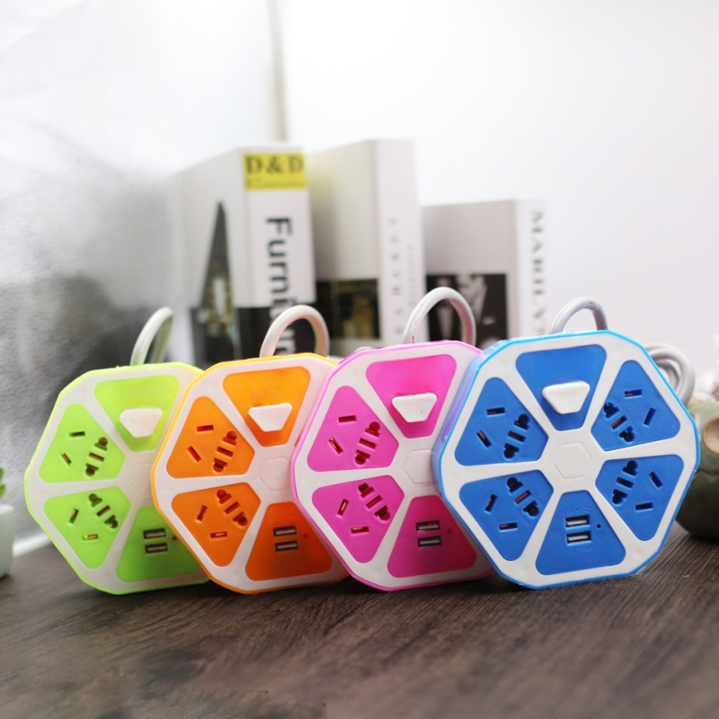 Priză USB inteligentă, prelungitor de călătorie compact pentru cămine, încărcare telefon, echivalent Bull-brand