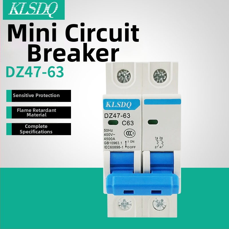 Intrerupător de circuit miniatural DZ47-63, 2P 25A/32A/63A