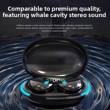 Căști Bluetooth pentru somn cu anulare activă a zgomotului, in-ear, confort pentru somnul pe o parte, izolare fonică pentru bărbați și femei
