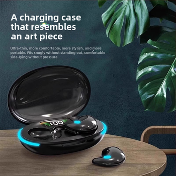 Căști Bluetooth pentru somn cu anulare activă a zgomotului, in-ear, confort pentru somnul pe o parte, izolare fonică pentru bărbați și femei