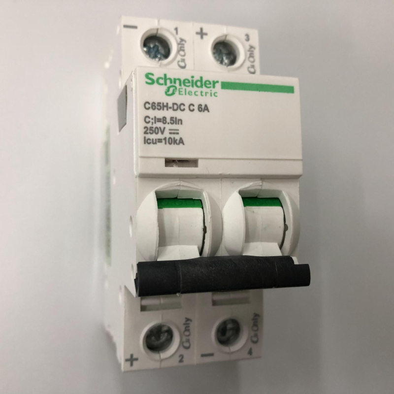 Schneider C65H-DC 2P C6A întrerupător de circuit DC miniatural