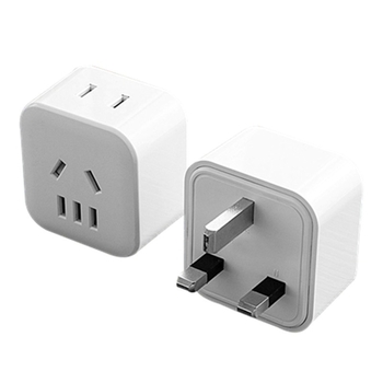 Adaptor UK către priză domestică cu prize multiple, 1 la 2 prize, convertor de mufă britanic, priză de călătorie pentru Hong Kong și Macao