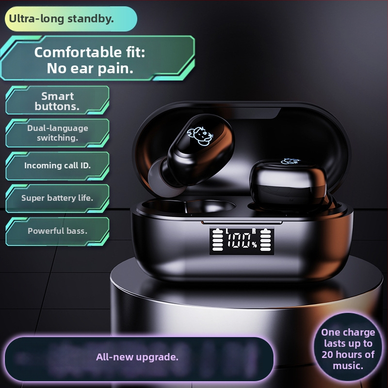 Căști Bluetooth pentru gaming, binaurale, in-ear, standby ultra-lung, mini TWS