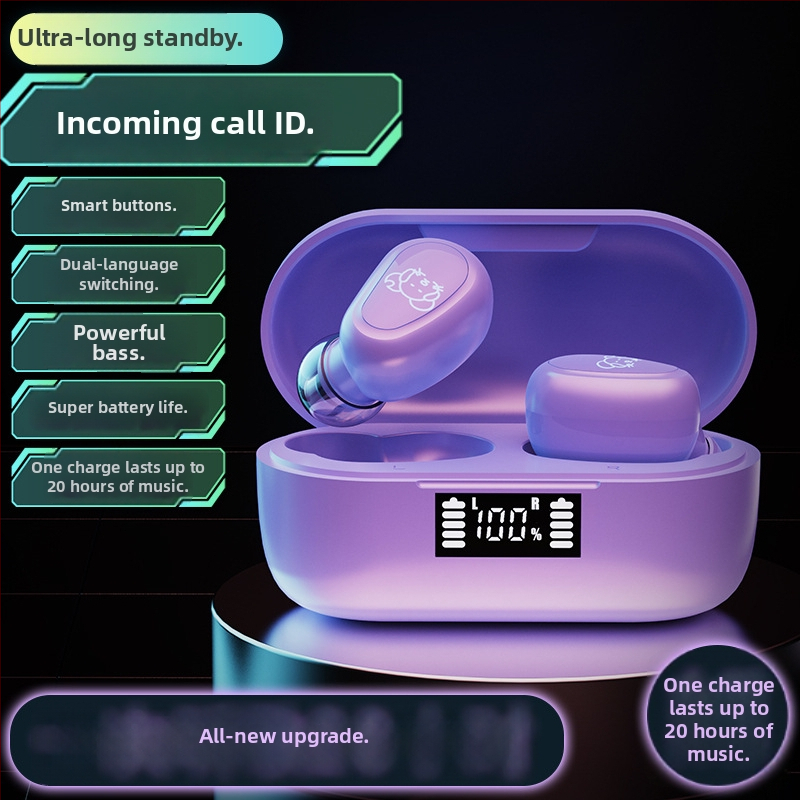 Căști Bluetooth pentru gaming, binaurale, in-ear, standby ultra-lung, mini TWS