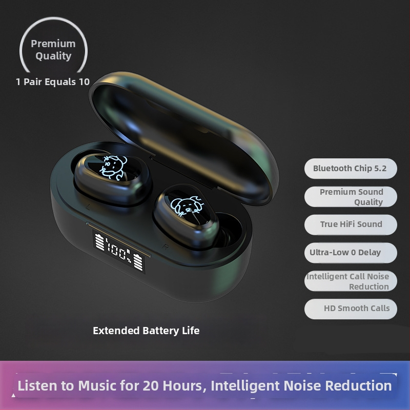 Căști Bluetooth pentru gaming, binaurale, in-ear, standby ultra-lung, mini TWS