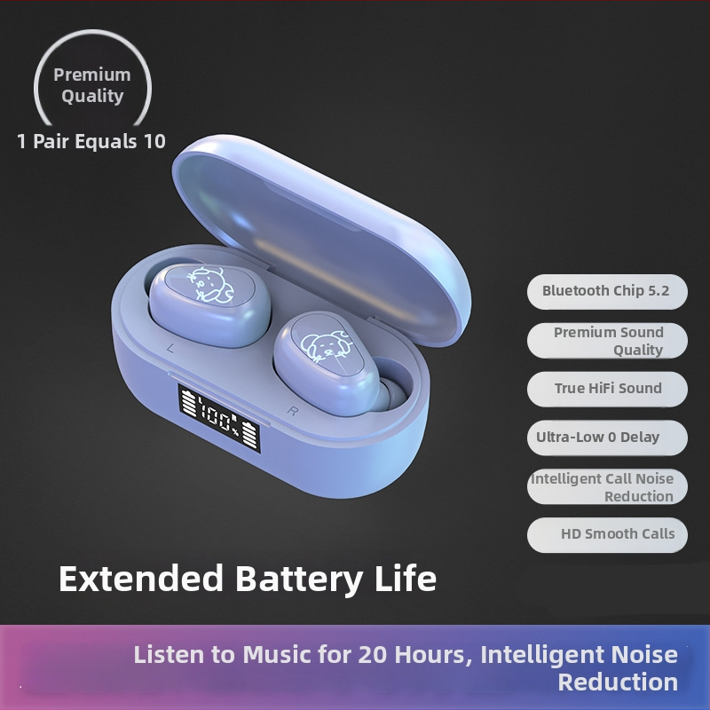 Căști Bluetooth pentru gaming, binaurale, in-ear, standby ultra-lung, mini TWS