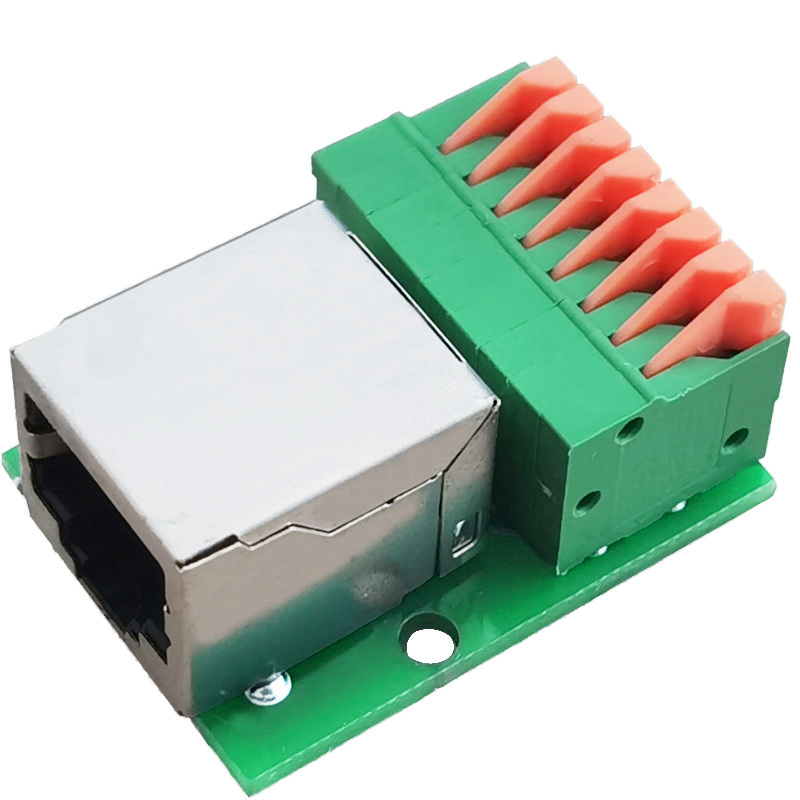 RJ45 bloc terminal fără sudură, adaptor de date pentru montaj pe șină