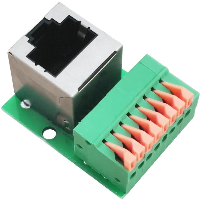 RJ45 bloc terminal fără sudură, adaptor de date pentru montaj pe șină