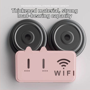 Cutie de stocare pentru router WiFi și organizator de cabluri, cu două etaje