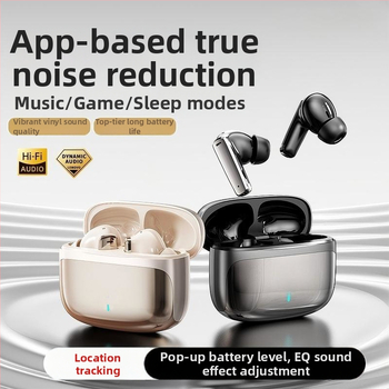 FD800 Căști Bluetooth in-ear, cu anulare a zgomotului, sunet de înaltă definiție, durată mare de viață a bateriei și latență redusă