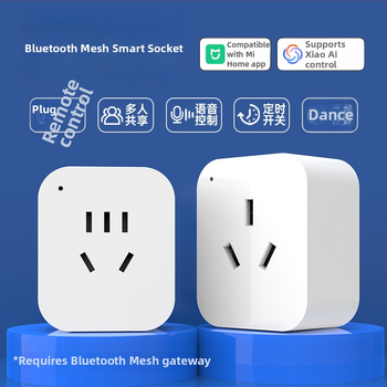 Priză inteligentă conectată la aplicația Mijia prin Bluetooth Mesh, temporizator local și de la distanță, control vocal, în conformitate cu standardul național.