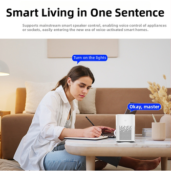 Priză inteligentă conectată la aplicația Mijia prin Bluetooth Mesh, temporizator local și de la distanță, control vocal, în conformitate cu standardul național.