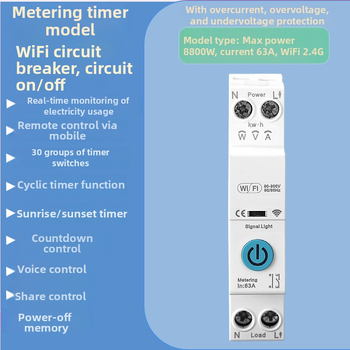 Întrerupător de circuit Wi‑Fi inteligent cu control de la distanță și temporizare
