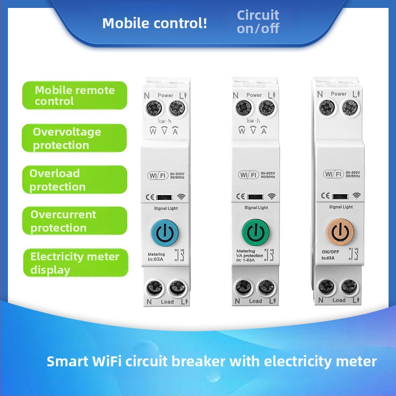 Întrerupător de circuit Wi‑Fi inteligent cu control de la distanță și temporizare