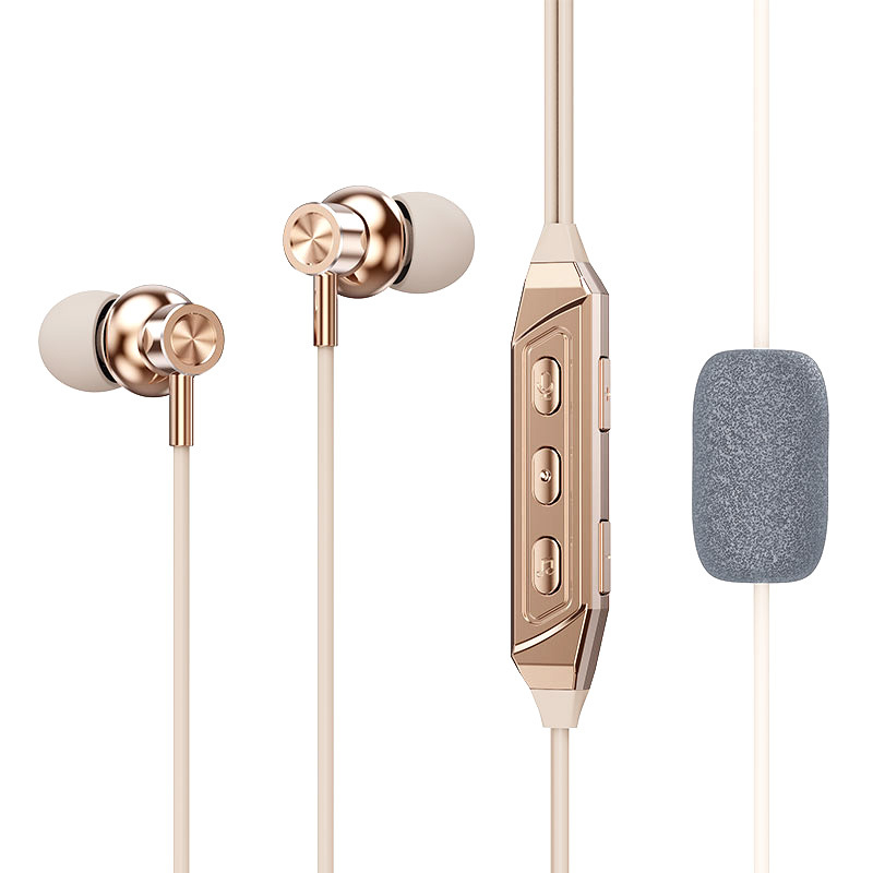 K6 căști in-ear cu fir și card de sunet încorporat pentru karaoke, jocuri, înregistrare și transmisie în direct, Type-C