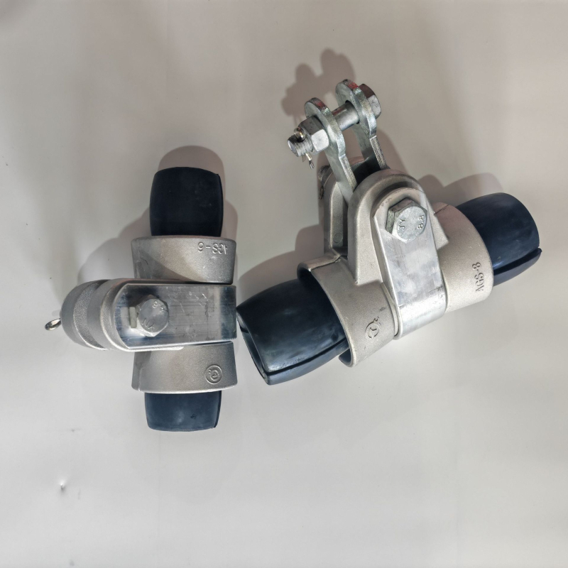 Clema de suspensie pre-torsionată pentru cablu optic ADSS, accesorii de suspensie duble ne-standard pentru turnuri