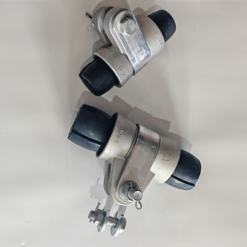 Clema de suspensie pre-torsionată pentru cablu optic ADSS, accesorii de suspensie duble ne-standard pentru turnuri